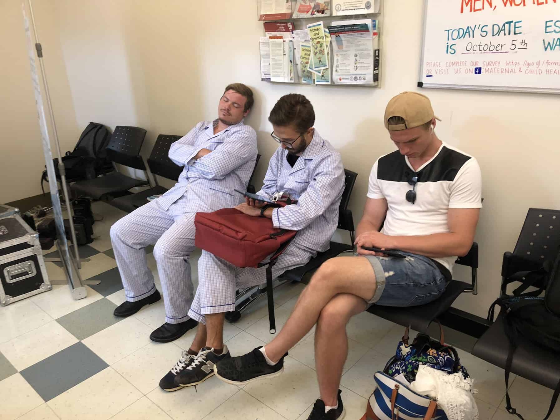 Ожидание в больнице в Португалии
