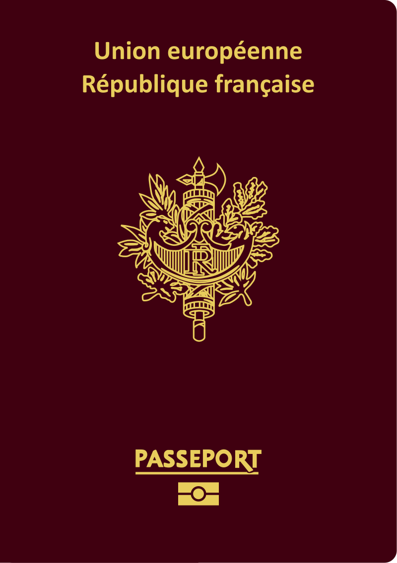 Паспорт гражданина Франции